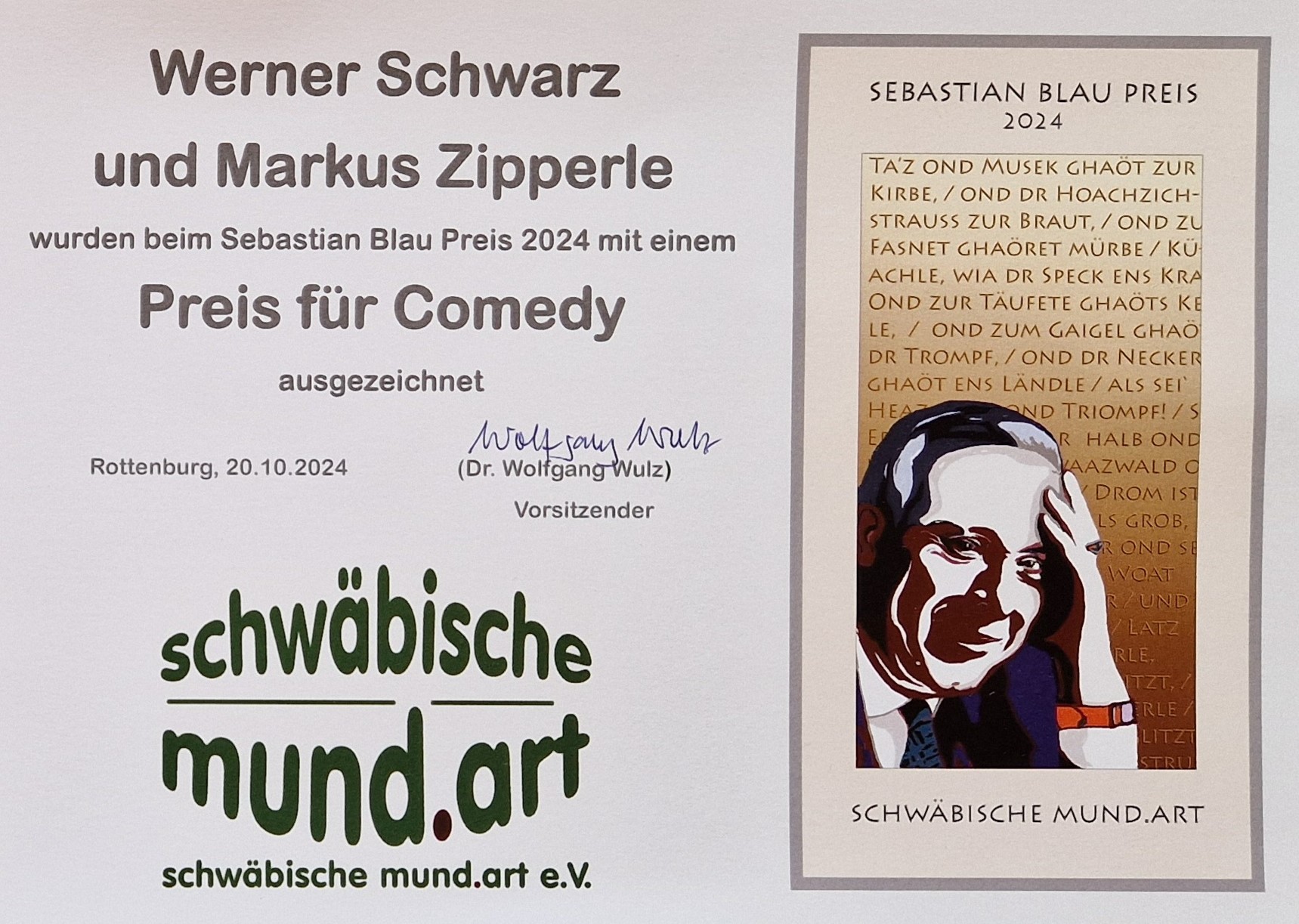 Markus Zipperle Comedypreis 2024